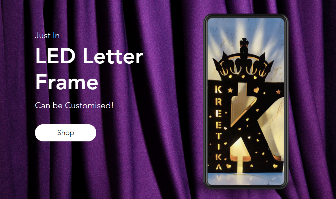 LED Letter Frame - eGifts Spot